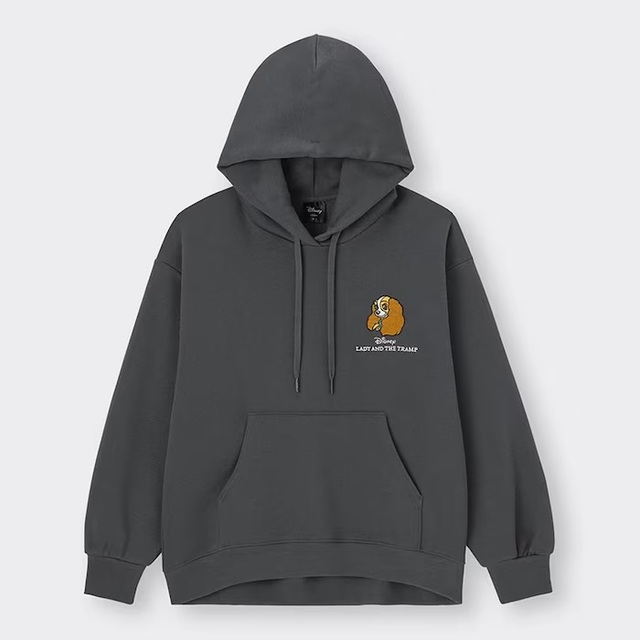 スウェットパーカ(長袖) 2,990円|GUディズニー「わんわん物語」コレクション