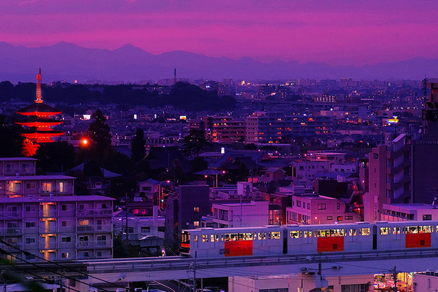 日本夜景遺産認定地:多摩モノレール