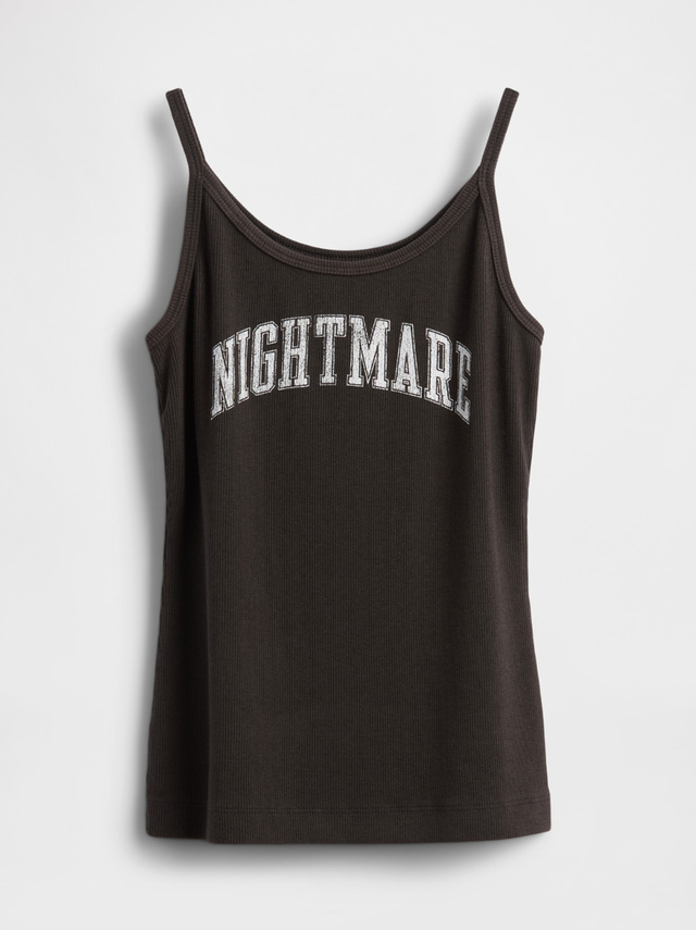 ナイトメアー・ビフォア・クリスマス / ミニリブタンクトップ 3,990円【「ナイトメアー・ビフォア・クリスマス」のGap × Disneyコレクション】