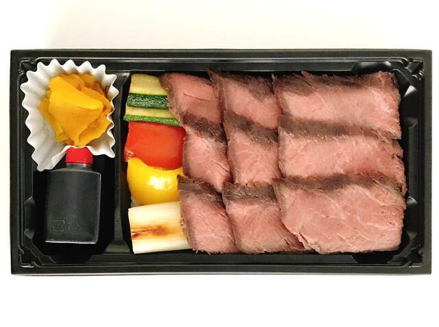 「黒毛和牛 ももステーキ重／浅草今半鉃板亭（グランスタ東京）」＜1,728円＞【東京駅限定お弁当 売上ランキングTOP10】