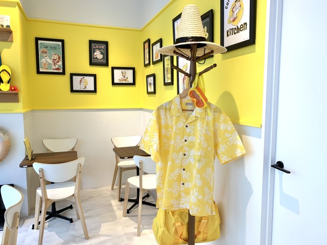 バカンスをイメージしたディスプレイ