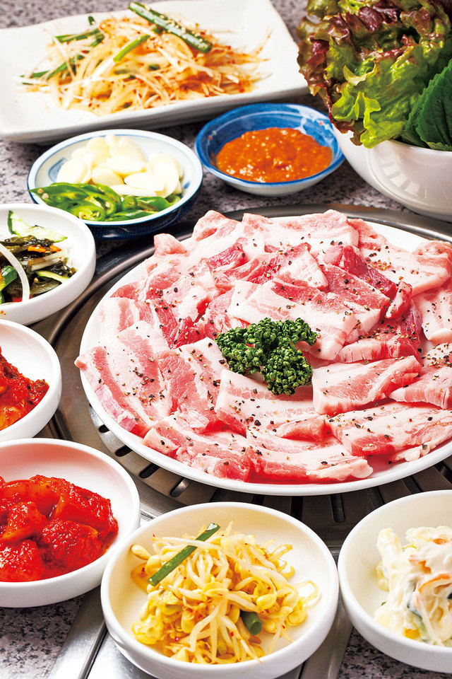 ソウル食堂　サムギョプサル　3000円（税別）