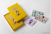 【モレスキン×PEANUTS ノートブック 横罫/ハードカバー/ラージ/イエロー(税込4400円)デザインボックス入り(税込5280円)】PEANUTSのステッカーや紙製しおりも付属!