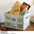 【スヌーピー 折りたたみ収納バスケット】デスク周りの小物などの収納に便利！