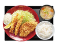 海老・ロースカツ定食