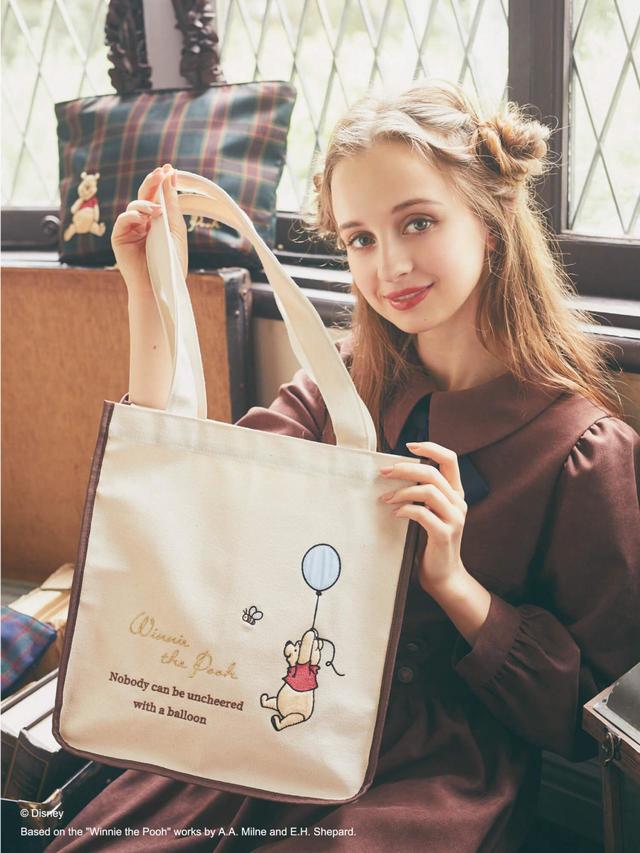 Winnie the Pooh/パイピングトート｜Maison de FLEUR「くまのプーさん」コレクション