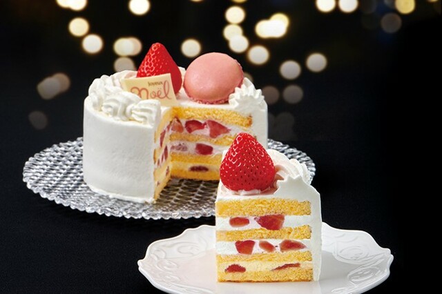 「ショートケーキの宝石箱（福岡県産あまおう苺）」＜12月22日（金）発売、直径約130mm、税込4,700円＞【不二家の2023年クリスマスケーキ】