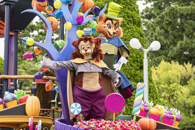 東京ディズニーランド「ザ・ヴィランズ・ハロウィーンInto the Frenzy”」プレスプレビューの様子