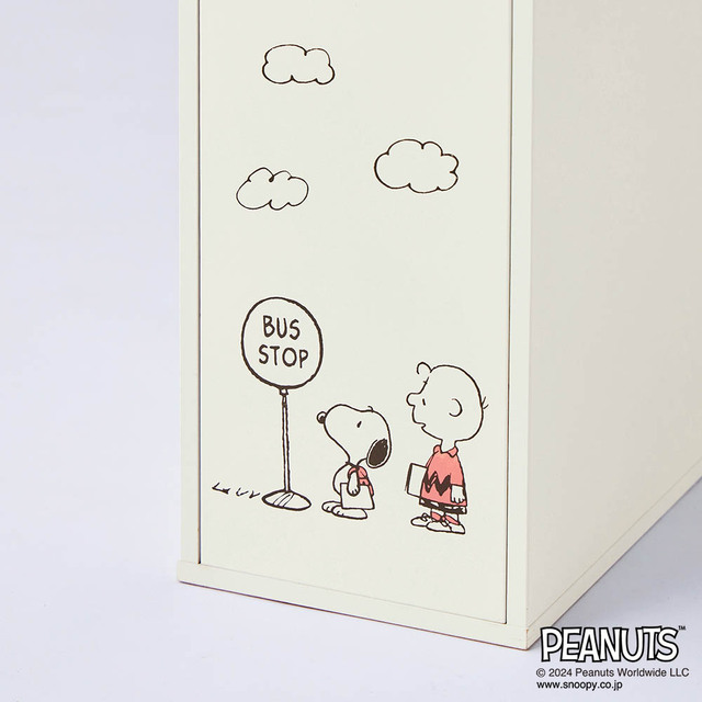 【ベルメゾン】スリムトイレラック「スヌーピー」