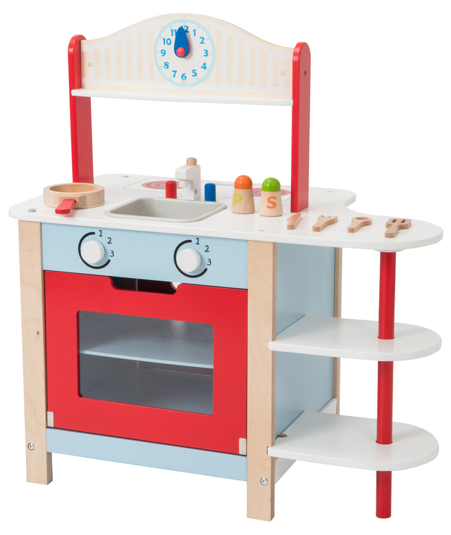 ＜トイザらス限定＞ジャストライクホーム　木製なかよしクッキング！アイランドキッチン