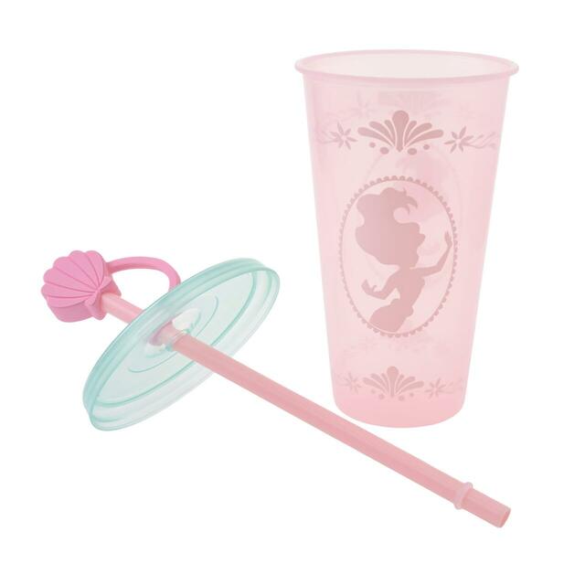 アリエル タンブラー カラーチェンジ ストローキャップ付き プリンセスシルエット Drinkware 1,500円