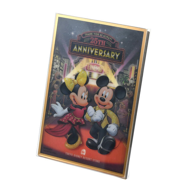 【東京ディズニーリゾート店限定】ミッキー＆フレンズ ポストカード セット フレーム付き 東京ディズニーリゾート店25周年記念 1,100円