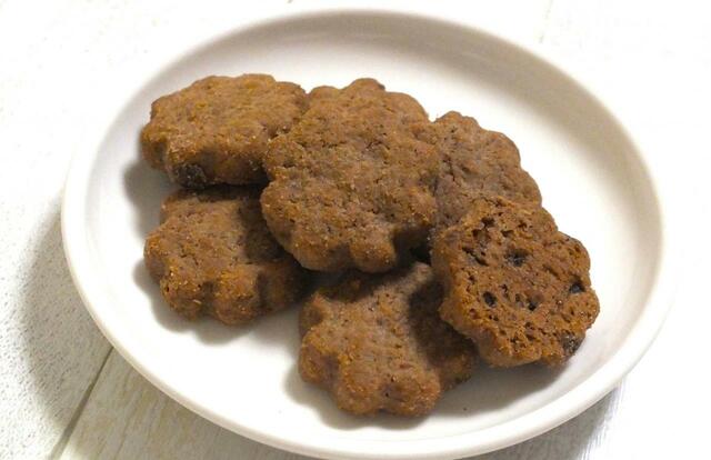 【カルディ ムーミンチョコレートチップクッキー】クッキーサイズ（1枚）：3cm、厚さ0.8cm