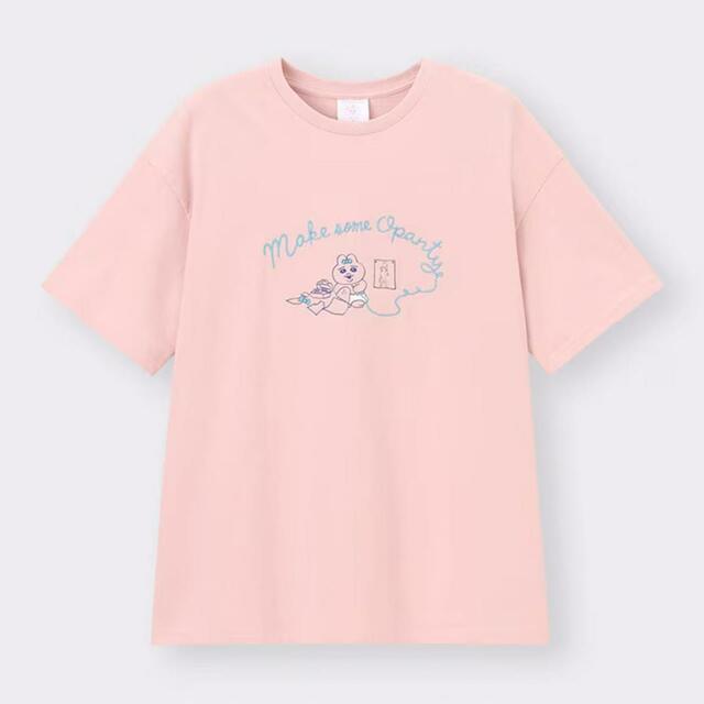 グラフィックT(5分袖) ¥1,290｜GU「おぱんちゅうさぎ」コレクション