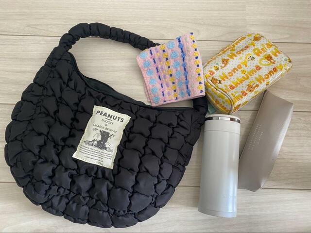 【宝島社：SNOOPY quilting bag BOOK くしゅふわキルティングバッグ】見た目以上の収納力