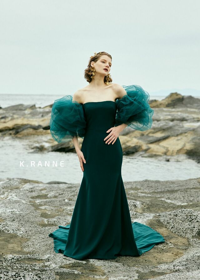 「K.RANNE-クランネ-」新作ウェディングドレス KNE0030_Green