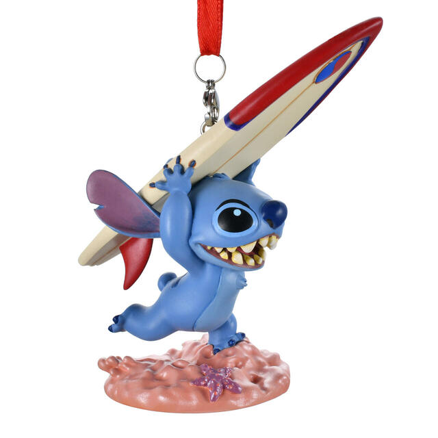 スティッチ オーナメント サーフボード Disney Christmas Ornament 2,200円