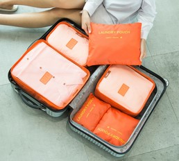 旅行・トラベル 収納ポーチ【6点セット】