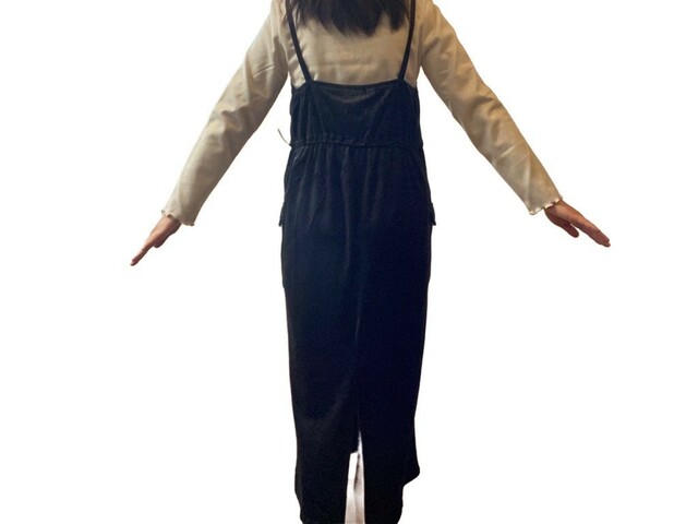 【しまむら　ワンピース+プルオーバーセット】シンプルでコーデ無限大！