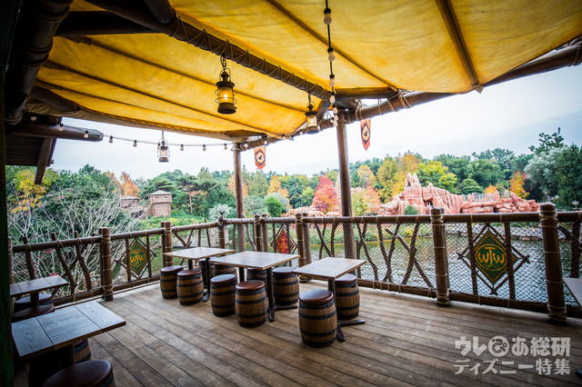 「キャンプ・ウッドチャック・キッチン」二階のテラス