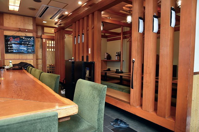 新橋・おいしい魚ランチ／魚殿　店内