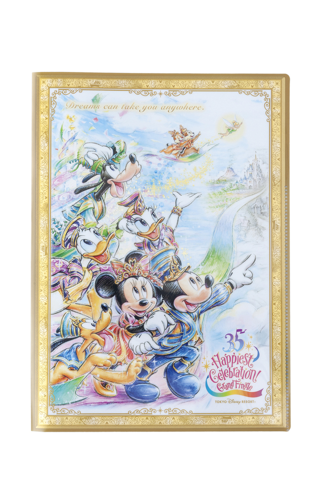 ダブルポケットホルダー 360円｜A4｜東京ディズニーランド「グランドエンポーリアム」、東京ディズニーシー「エンポーリオ」｜東京ディズニーリゾート35周年グランドフィナーレ