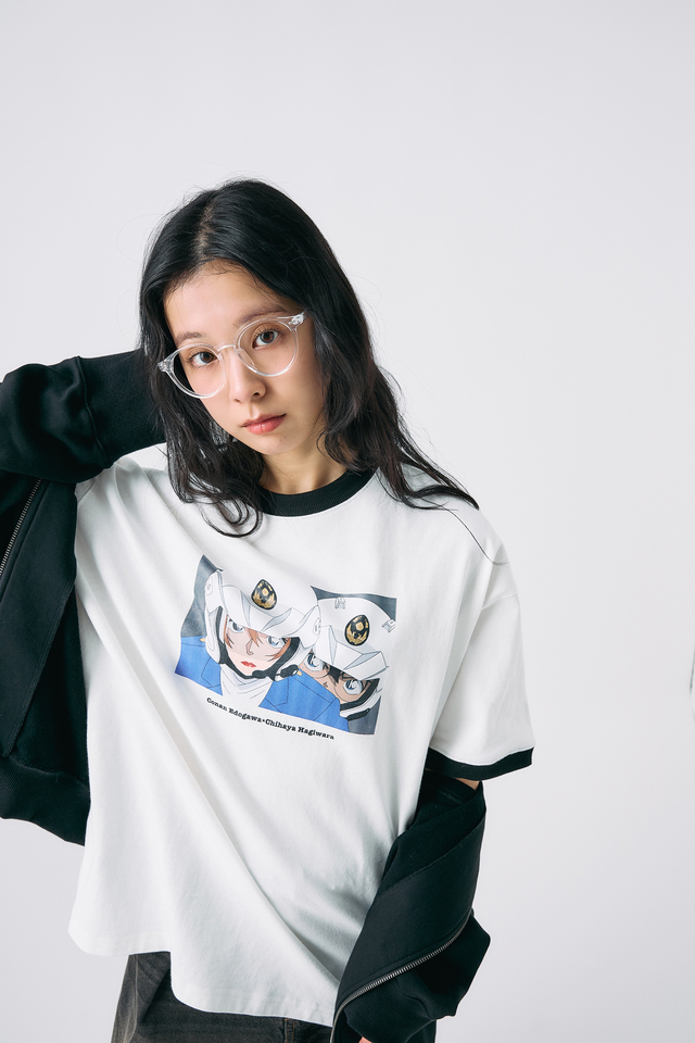 【PBLIM×名探偵コナン】アソートリンガーTシャツ（全3種）／￥5,500（税込）