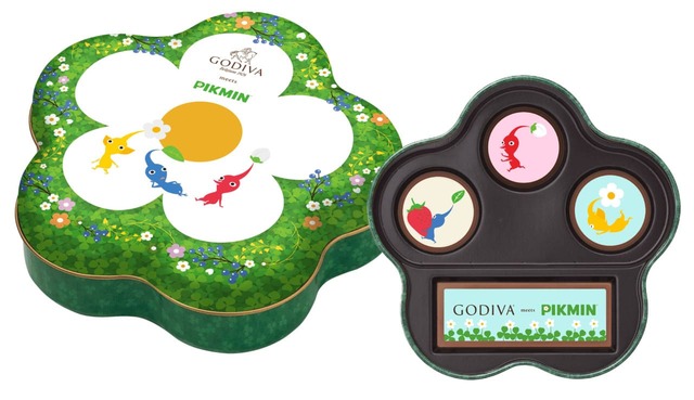 【「ゴディバ meets ピクミン」コレクション】「ゴディバ meets ピクミン アソートメント 4粒入」税込み2,160円