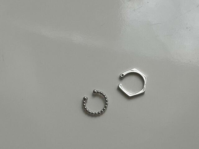 【セリア　イヤーカフ】特徴的な形が攻めてる！