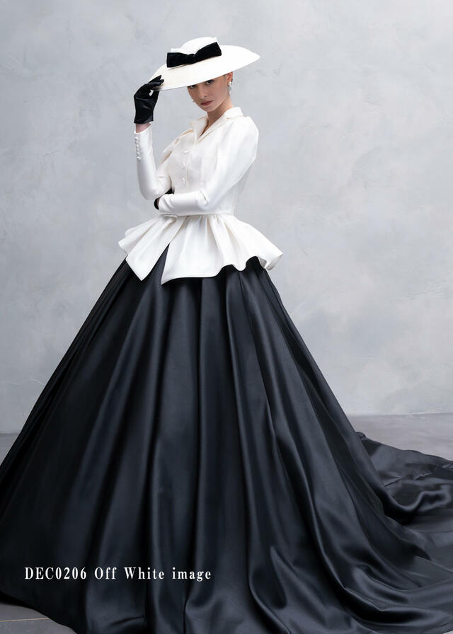 クラウディア｜「Clef a decor-クレアデコール」新作ウェディングドレス｜DEC0206_Offwhite