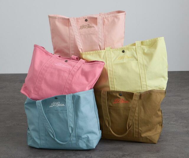 【L.L.Bean for SALON】別注グローサリー・トート・ウィズ・ロング・ハンドル：各7,920円（税込）