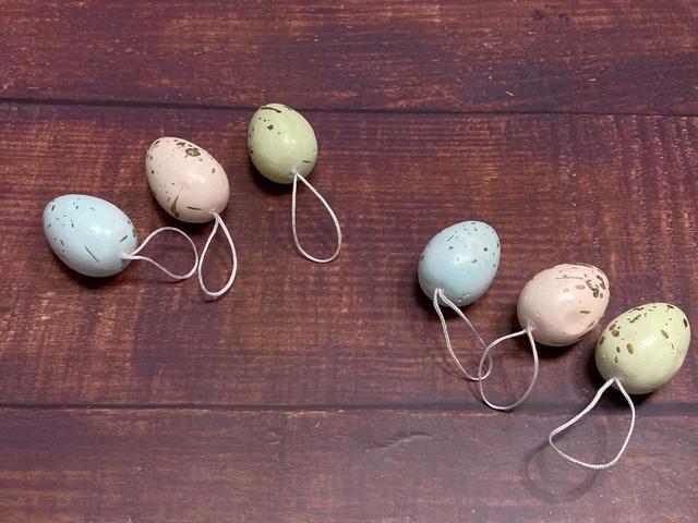 【ナチュラルキッチン】オーナメントエッグ6P／税込110円