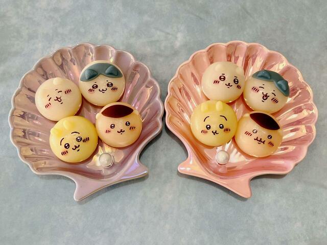 【ちいかわ食べマスモッチ】どの表情を組み合わせようか迷うのも楽しい♪