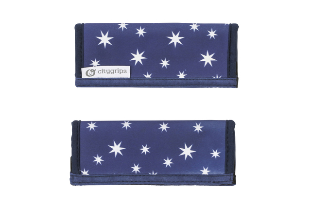 チューピー ベビーカー・ハンドルカバー・シングル/ネイビースター