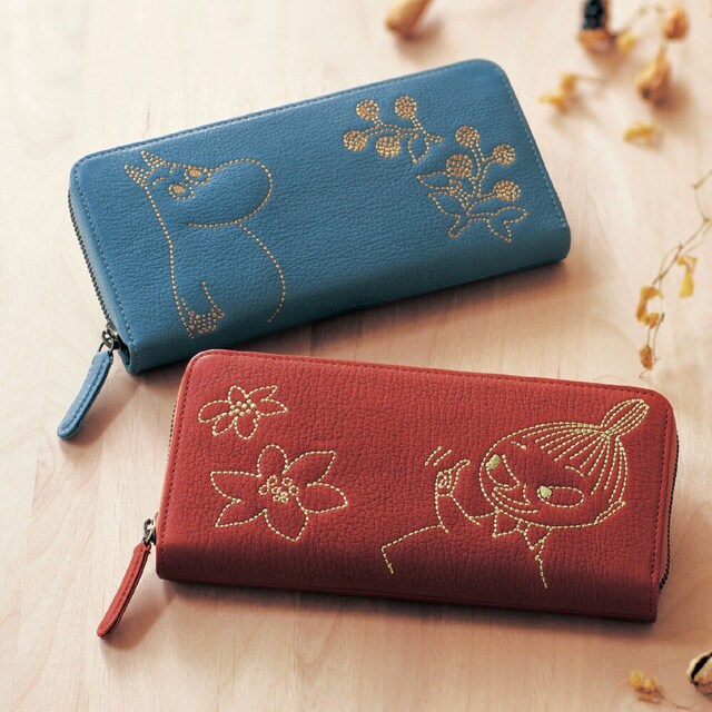 genten レザー長財布 「ムーミン」｜￥32,800 （税込）