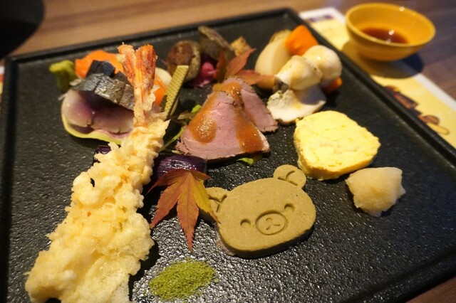 【家康風リラックマ・ハイティープラン】リラックマたちのメインプレート