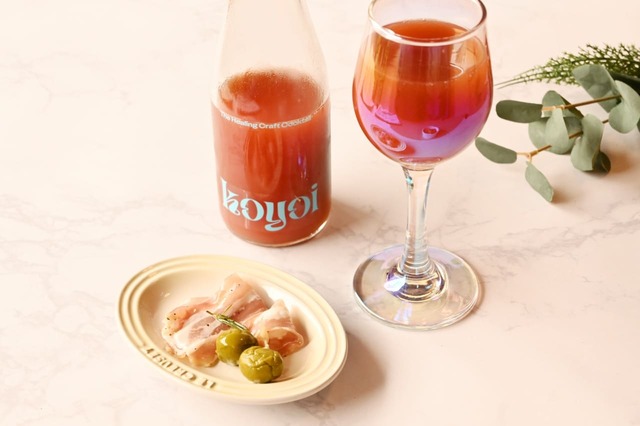 【クラフトカクテルkoyoi】ブラッドオレンジとトマトのカクテル「Sunset orange」