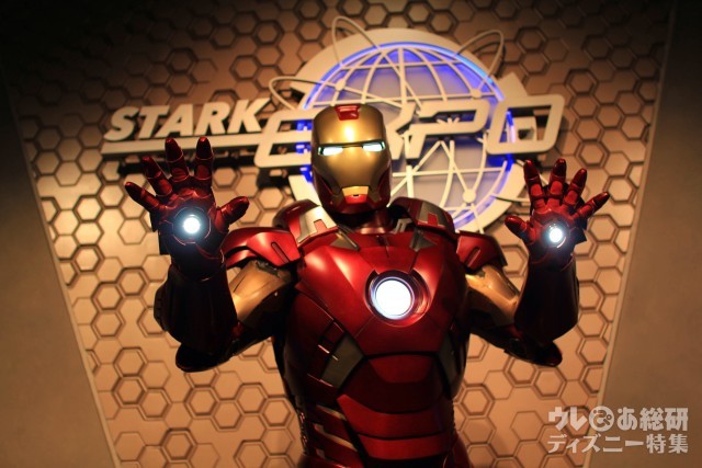 香港ディズニー スーパーヒーロー着地で登場 アイアンマンとグリーティング スターク エクスポ限定グッズ紹介 1 3 ディズニー特集 ウレぴあ総研