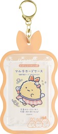【すみっコぐらし新商品「マルチカードケース」1,045円】えびふらいのしっぽがかわいいオレンジ