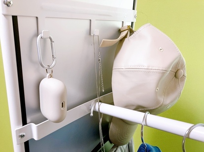 ニトリ【ハンガーラック付き】スタンドミラー ストレージ2(ホワイト