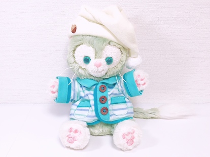 ダッフィー】パペットのパジャマコスチュームをジェラトーニに着せ替え