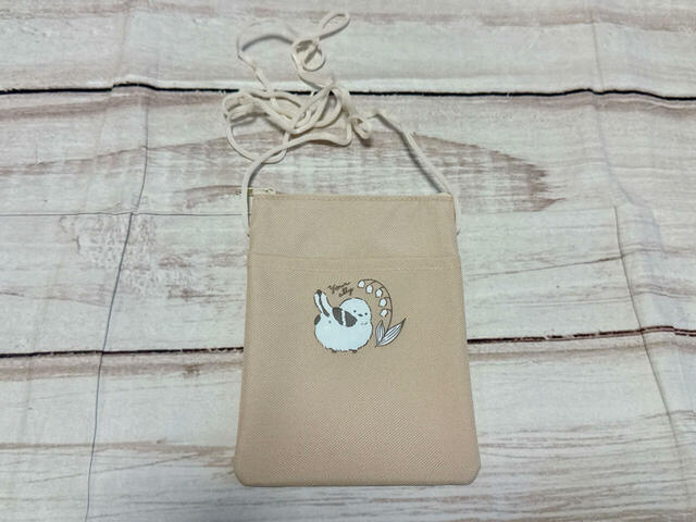 ショルダーバッグ　シマエナガ柄／税込110円