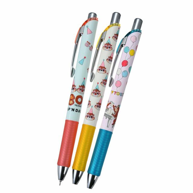 チップ&デール エナージェル 0.5 ゲルインキボールペン CHIP ‘n DALE 80 years|990円