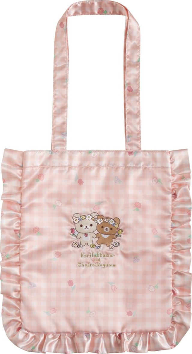 【リラックマ「コリコグストア～くまきゅん♡フラワーマルシェ～」】トートバッグ　3,520円