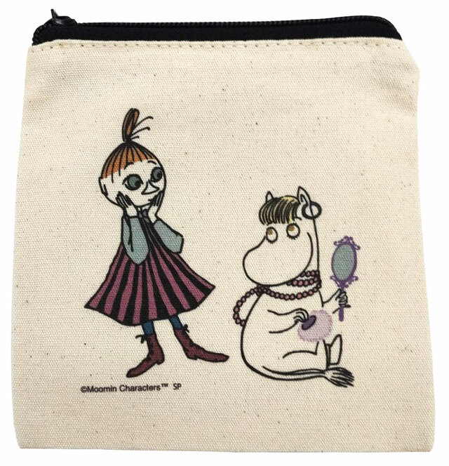 【MOOMIN POP UP STORE 大丸福岡天神店】ミニポーチ2種(各税込880円)