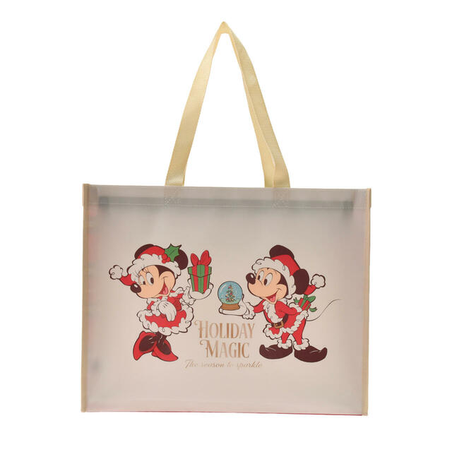 ミッキー＆フレンズ ショッピングバッグ・エコバッグ(M) DISNEY CHRISTMAS 950円