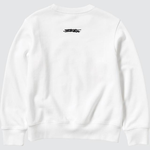 KIDS モノクローム ミッキーマウス アート バイ ジョシュア・ヴィーダス スウェットシャツ（長袖）