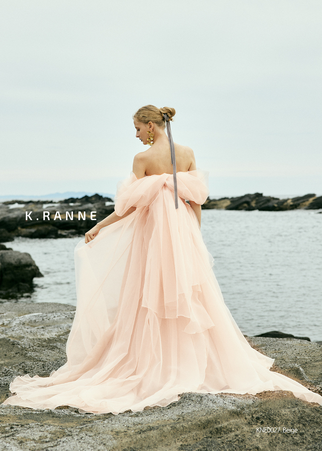 「K.RANNE-クランネ-」新作ウェディングドレス KNE0027_Beige
