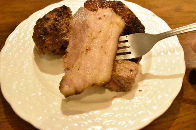 かみしめると肉汁がギュッと出る豚バラ