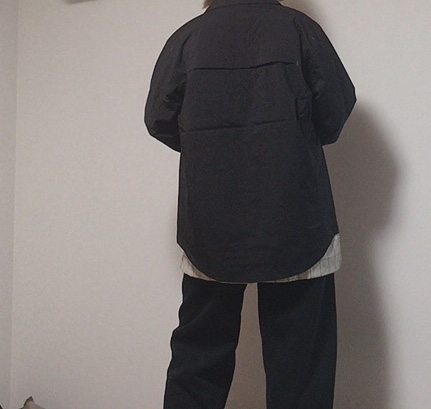 【ワークマン DIALIGHT(ディアライト）コーチジャケット】メンズライクな着こなし